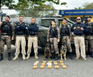 PM apreende mais de 15 kg de pasta base de cocaína no Espírito Santo Cocaína apreendida em Guarapari