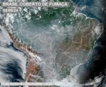 Fumaça de queimadas que se espalha pelo Brasil pode atingir outros países