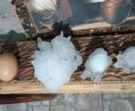 Tempestade de granizo com recorde no Brasil: pedra atinge 14,6 cm
