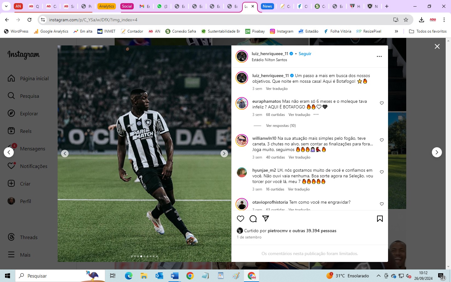Foto: Reprodução/Instagram Foto: Reprodução/Instagram