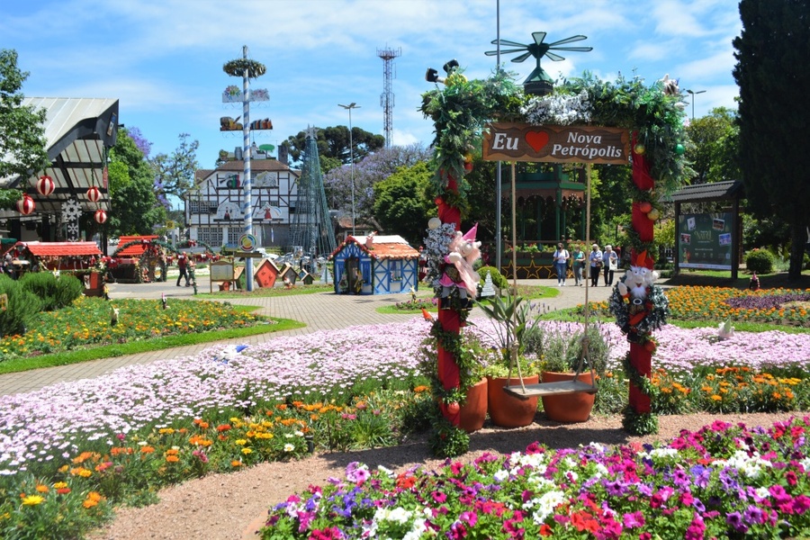 Praça das Flores - Nova Petrópolis - RS