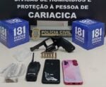 Dupla é presa por tráfico de drogas e posse ilegal de arma no ES