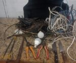 Dupla é detida com fios de antenas do Morro das Andorinhas, em Cachoeiro