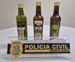 Mais de 400 garrafas de azeite são apreendidas no Espírito Santo