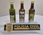 Mais de 400 garrafas de azeite são apreendidas no Espírito Santo
