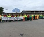 Greve da limpeza urbana em Cachoeiro entra no segundo dia