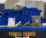 Quase 100 tabletes de maconha são apreendidos em cidade do ES