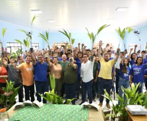 Mais de 20 mil mudas são entregues para pequenos agricultores no ES Pequenos agricultores