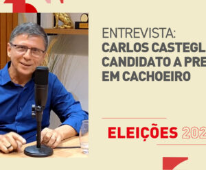 AO VIVO | Confira a sabatina com Carlos Casteglione, candidato a prefeito em Cachoeiro Carlos Casteglione