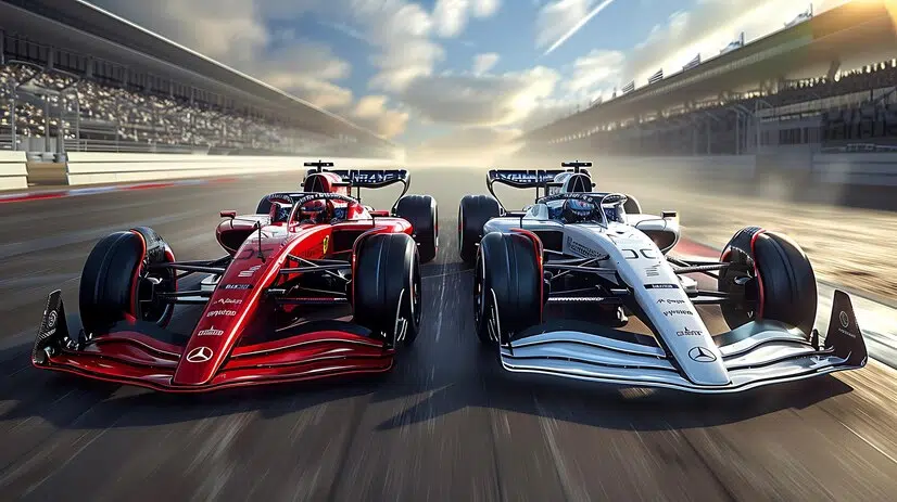 Imagem ilustra corrida f1