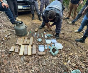 Polícia apreende a maior quantidade de maconha de Vila Valério