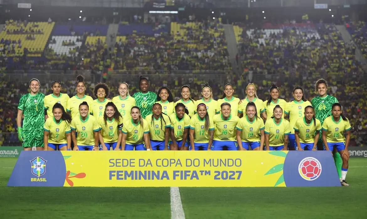 Foto: Reprodução/X/Seleção Feminina de Futebol/Agência Brasil Foto: Reprodução/X/Seleção Feminina de Futebol/Agência Brasil