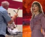 VÍDEO | Homem compra e destrói violão assinado por Taylor Swift