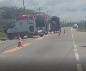 Urgente! Acidente grave entre veículos na ES 060, em Itapemirim Acidente grave em Itapemirim