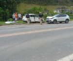 Batida entre veículos deixa uma pessoa morta na BR-262, em Domingos Martins