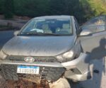 Motorista perde controle de veículo e sobe em mureta em Cachoeiro