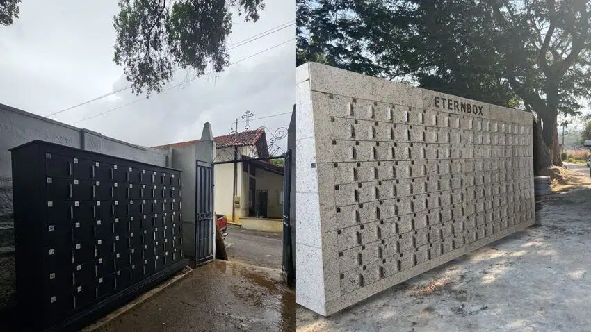 Cemitério municipal com novos ossuários em Cachoeiro