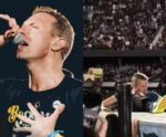 Chris Martin, do Coldplay, cai em alçapão em show na Austrália