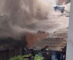 VÍDEO | Casa pega fogo e causa pânico nos moradores em Guaçuí