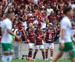 Ilustração sobre onde assistir o jogo do Flamengo ao vivo