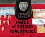 Suspeito tenta fugir pulando muros, mas é detido pela PM em Itaipava
