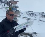 Vídeo | Na Antártica, alegrense homenageia sua cidade natal
