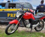 ES: Polícia Rodoviária Federal apreende moto clonada na Serra