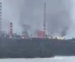 Urgente! Explosão na área da ArcelorMittal em Vitória assusta moradores
