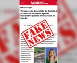 Fake: AQUINOTICIAS.COM é usado em reportagem falsa