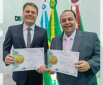 Léo Abrantes e Renato Lorencini são diplomados em Anchieta