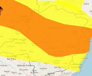 ES em alerta: Inmet renova avisos de chuvas intensas nesta quarta (11) Alertas de chuvas ES