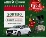 Campanha de Natal sorteará um carro nesta quinta (26) em Cachoeiro