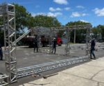 Carnaval de Vitória: estrutura começa a ser montada no Sambão do Povo