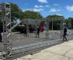 Carnaval de Vitória: estrutura começa a ser montada no Sambão do Povo
