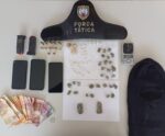 Casal é preso por furto de celular e tráfico de drogas em Iúna