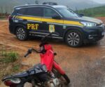PRF apreende motocicleta com adulteração na BR-262, em Irupi