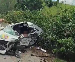 VÍDEO| Motorista morre em grave acidente na BR-101 em Rio Novo do Sul acidente 101