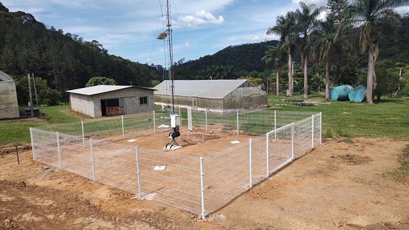 Uma das novas plataformas está sendo implantada na Fazenda Experimental Mendes da Fonseca, em Domingos Martins Uma das novas plataformas está sendo implantada na Fazenda Experimental Mendes da Fonseca, em Domingos Martins