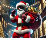 Dupla vestida de Papai Noel invade loja e furta produtos eletrônicos