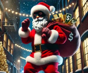 Dupla vestida de Papai Noel invade loja e furta produtos eletrônicos papai noel