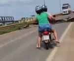 Vídeo: vereador grava de perto o momento exato do desabamento da ponte