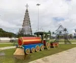 Vila Natalina no ES tem roda gigante, tobogã, carrossel e trenzinho