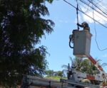 Anchieta: ação conjunta desobstrui rede elétrica