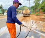 Apiacá intensifica limpeza após chuvas intensas