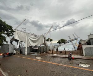 Presidente Kennedy: chuva e ventos fortes causam estragos em Marobá