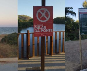 Placas são instaladas para reforçar regras em parque de Vila Velha