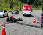 Motociclista morre após colidir frontalmente com ônibus no ES