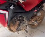 Motocicleta furtada é recuperada pela PC em Fundão