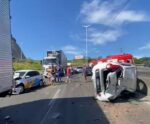 Urgente! Grave acidente com vários veículos interdita a BR 101; confir