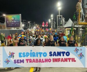 Setades realiza ação contra trabalho infantil no Carnaval de Vitória trabalho infantil es